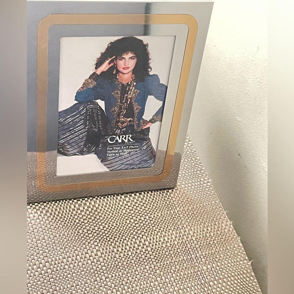 CARR Silver Gold Photo Frame
